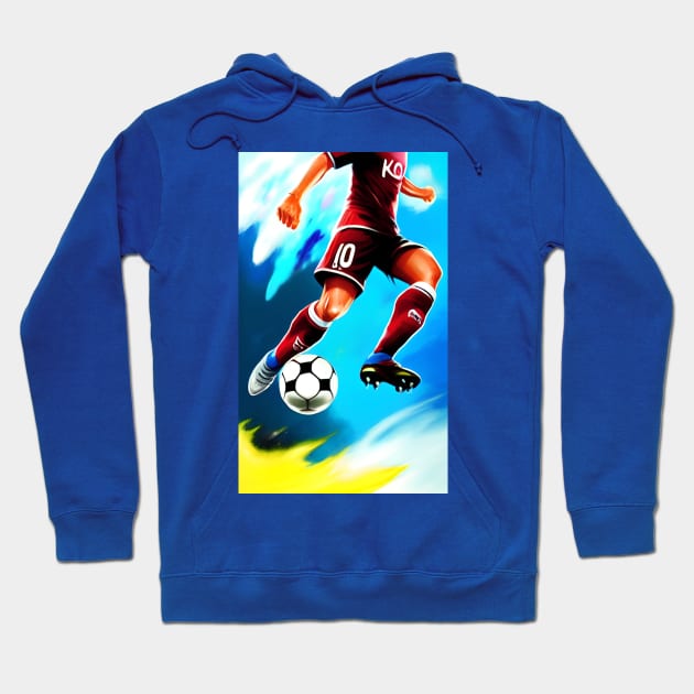 Soccer player Hoodie by Gaspar Avila